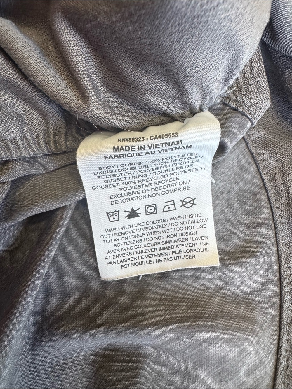 Nike Dri-FIT Running Shorts Womens L Gray Athletic Elastic Waist Lightweight - Picture 6 of 8